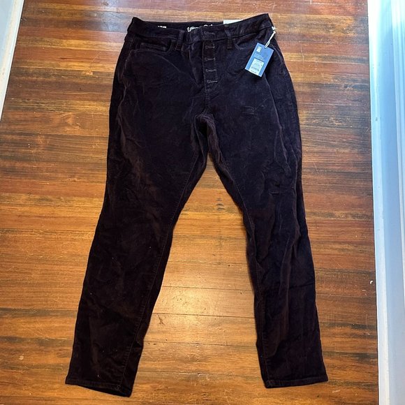 NWT Universal Thread - Burgundy Corduroy Pants (Size 12) - Picture 1 of 3